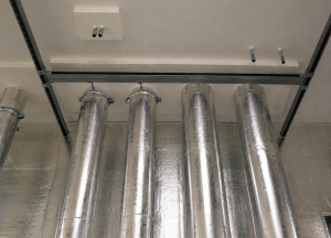 ceiling service penetration fire stopping