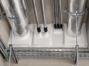 Services m&e service penetration fire seals