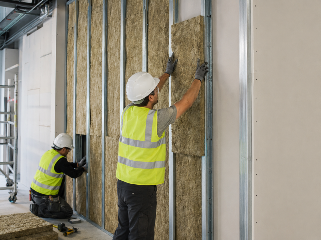 Labour Supply acoustic insulation installation