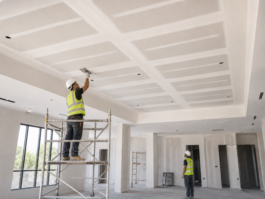 Labour Supply Ceiling Tape and Joint Finishing